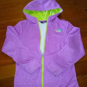 North face girls fleece jacket size 10/12